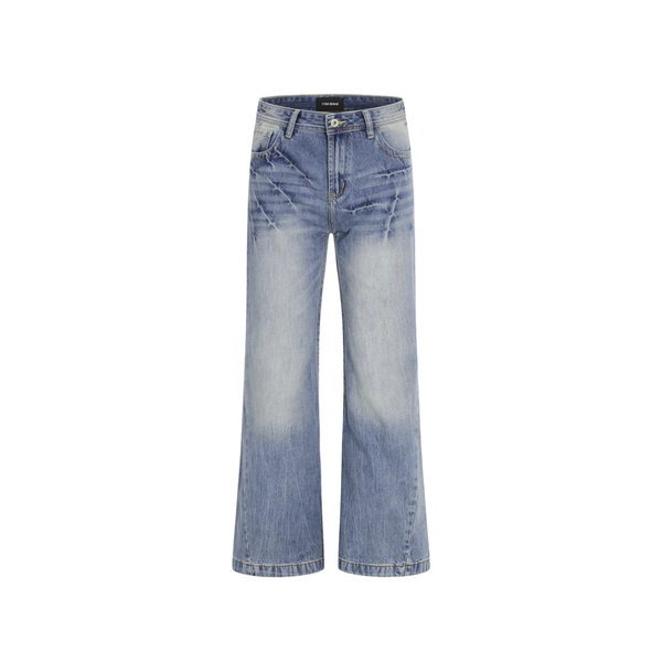 Lightning Wash Flare Denim Jeans