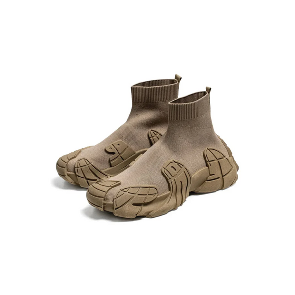 Brutalist Architectural Sock Sneakers