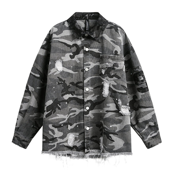 Deconstructed Camo Shirt