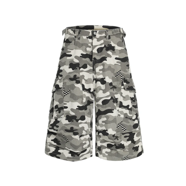 Racing Camo Cargo Jorts