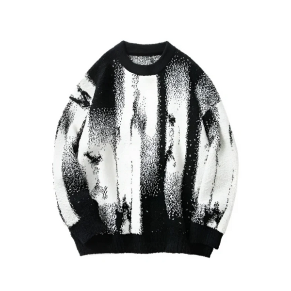 Abstract Paint Splash Sweater