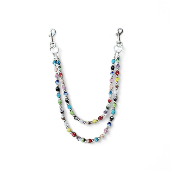 Colorful Lucky Beaded Wallet Chain